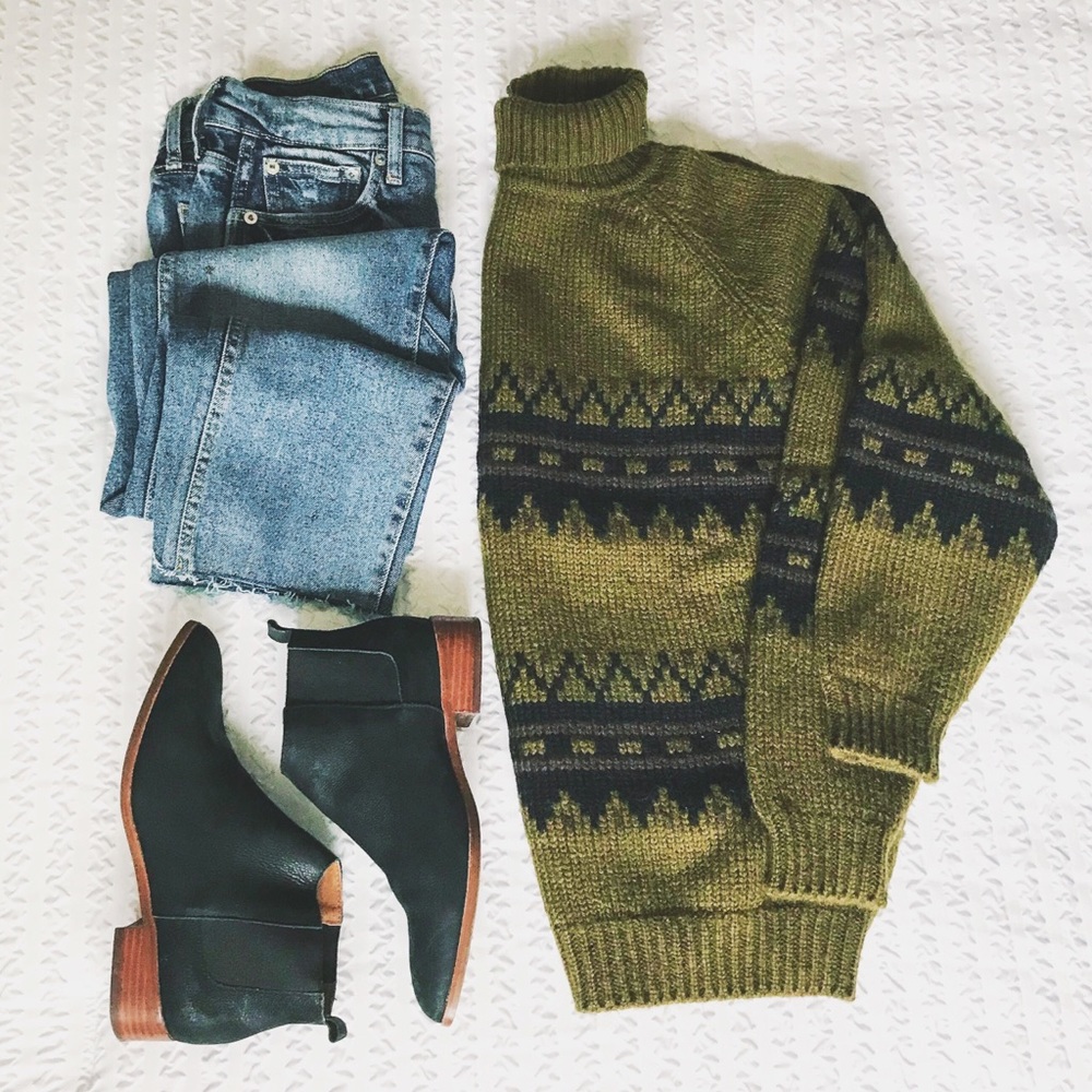 { vintage wool sweater }